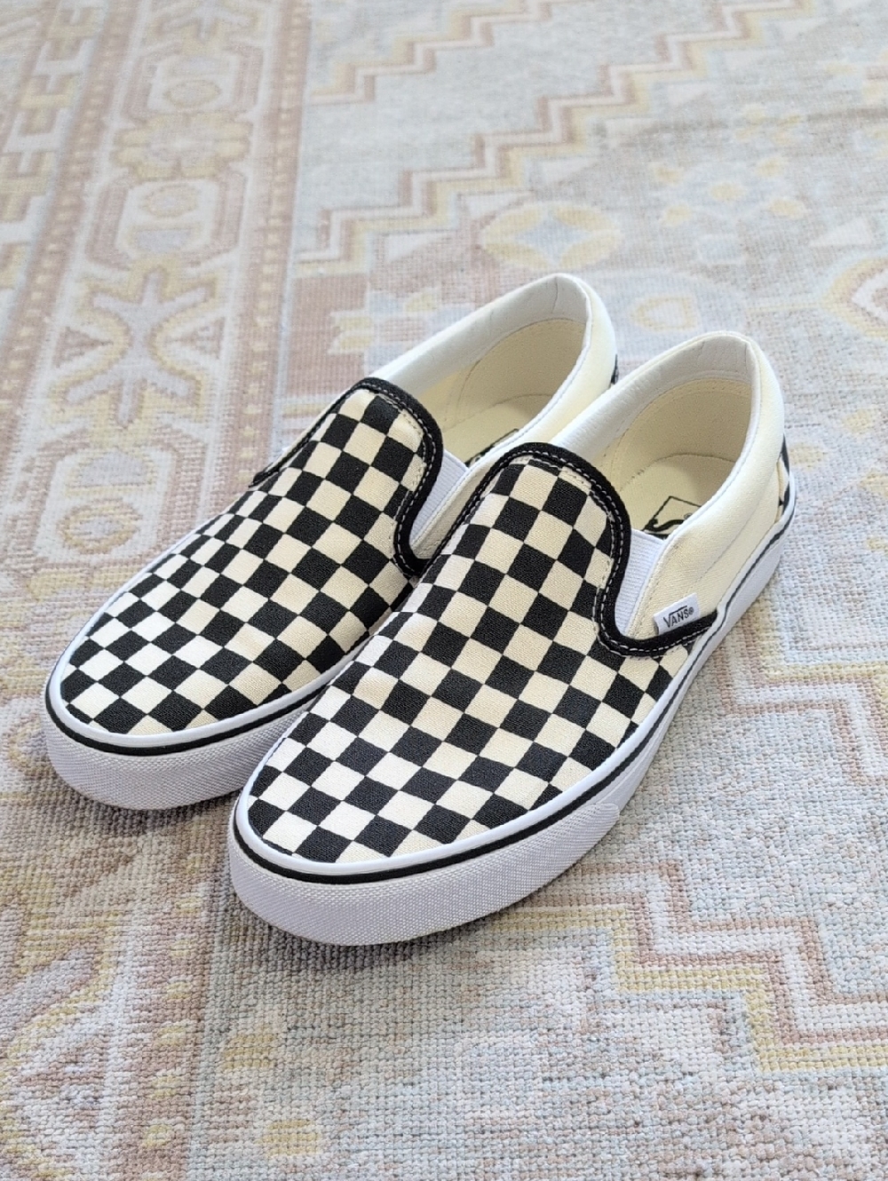 Vans Classic Slip-On Checkerboard Shoes